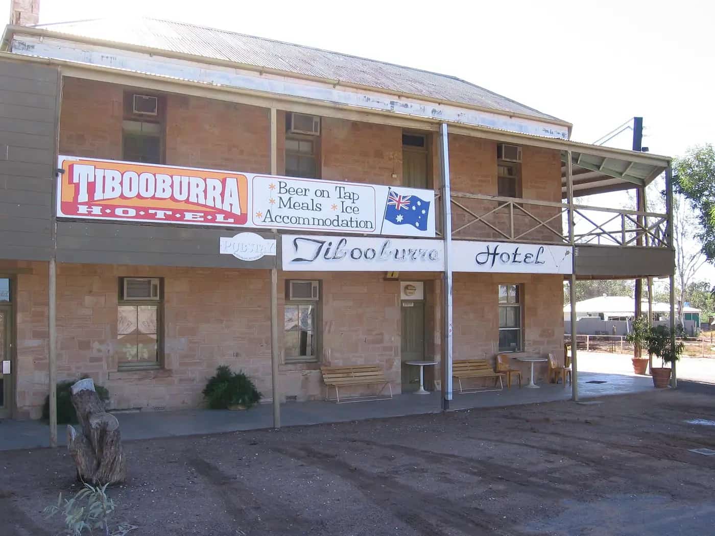 The Tibooburra Hotel in far north-west New South Wales